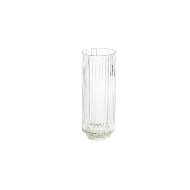Rippled Glass Vase Narrow